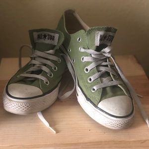 Green All-Star Converse
